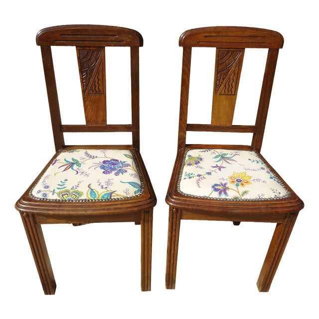 Art Deco Chairs from Robur, 1950s, Set of 2 For Sale