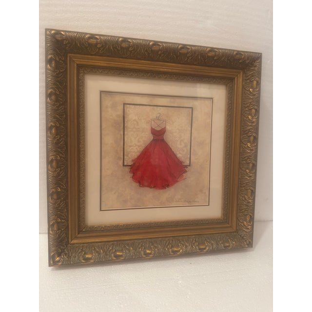 2010s Andrea Stajan-Forkul “Take Me Dancing” Reproduction Print in Gold Frame For Sale - Image 5 of 12