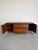 Brown 1970s Lane Staccato Brutalist 2pc Hutch Display Cabinet For Sale - Image 8 of 12