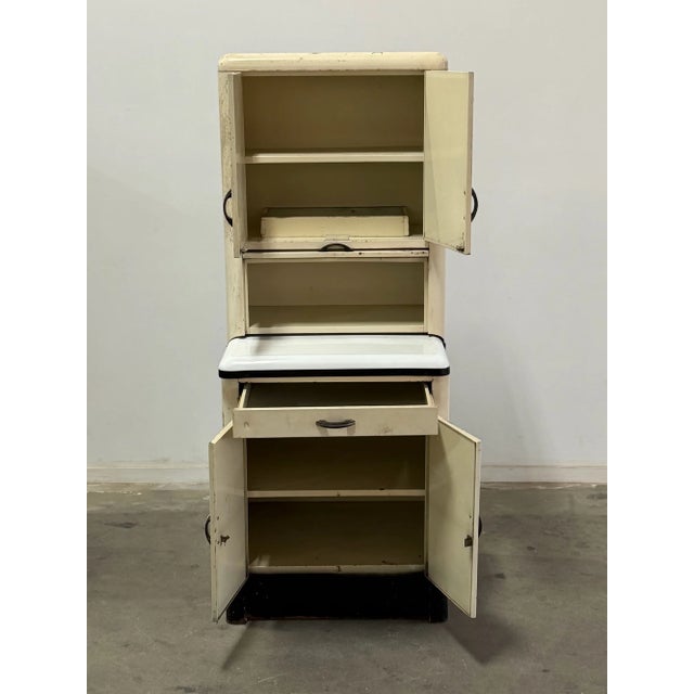 Industrial Vintage Medical Cabinet For Sale - Image 3 of 16