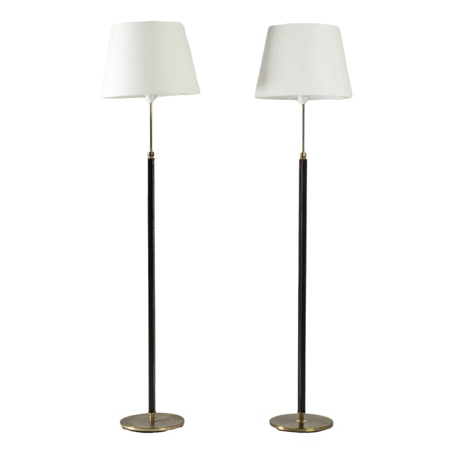 Floor Lamps by Falkenbergs Belysning, Set of 2 For Sale