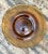 Vintage Amber Glass Serving Tray For Sale - Image 11 of 12