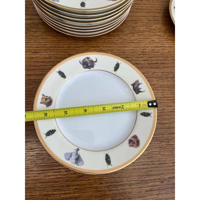 1980s African Big 5, 8 Place Setting Dinner Ware With Extras - 57 pcs For Sale - Image 4 of 12