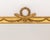 Louis XVI Style Giltwood Framed Mirror, with wreath and torch crest and garland motif. Mirror plate: 25" H x 45.25" W;...