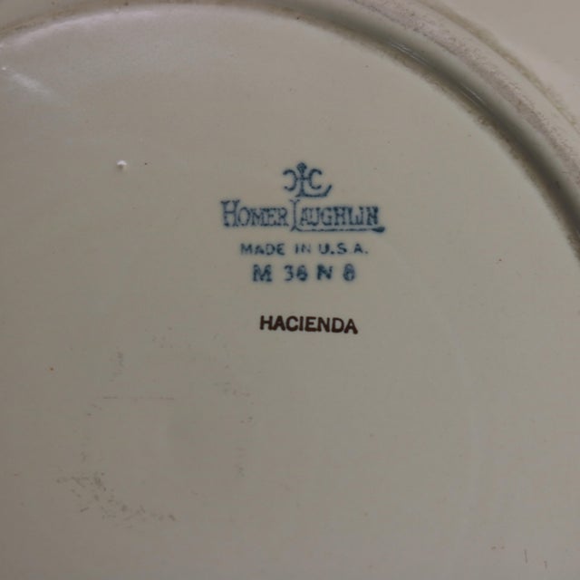 Green Early 20th Century Homer Laughlin Riviera Hacienda Porcelain Hacienda Dinner Set- 24 Pieces For Sale - Image 8 of 9