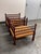 Indian Vintage Rush Seat Low Chairs, Pair For Sale - Image 4 of 12