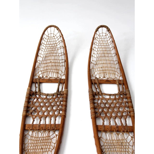Vintage Ca Lund Snowshoes For Sale - Image 10 of 13