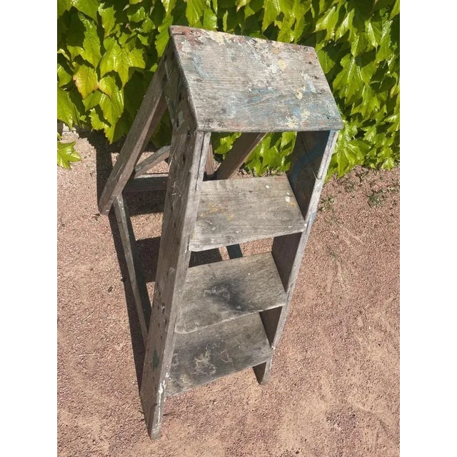 Vintage Step Ladder, 1950s For Sale - Image 7 of 10