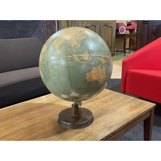 Paper English Challenge Globe from Philips, 1958 For Sale - Image 7 of 12