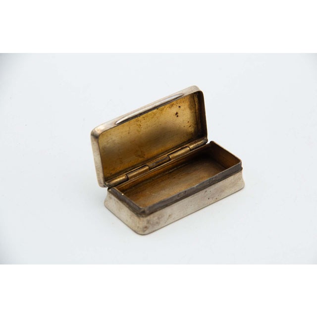 Rectangular Silver Snuff Box, in Good conditions.
