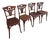 Antique French Bistro Chairs from Thonet, 1920, Set of 4 For Sale