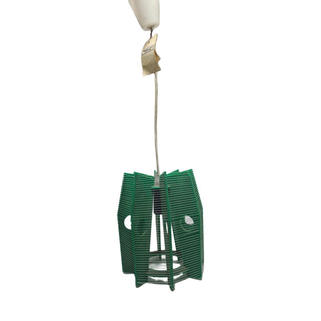 Vintage Pendant Lamp by Huta Sedzimira in Cracow, Poland, 1980s For Sale