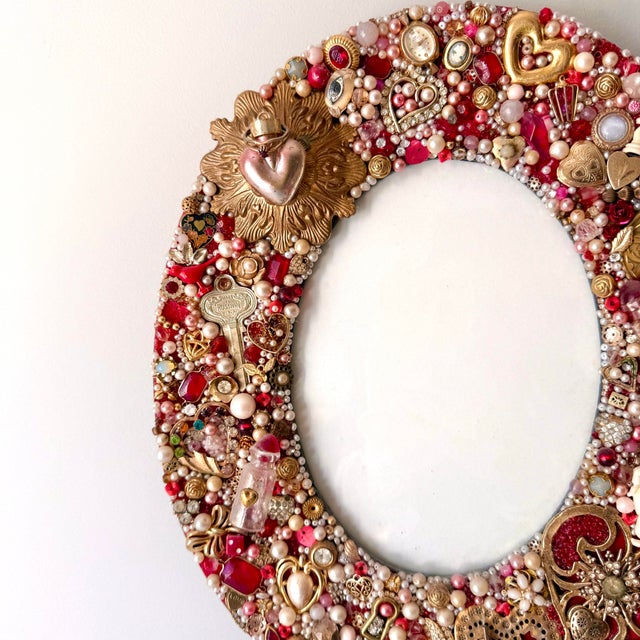 Victorian Style Jewelry Beaded Photo Frame For Sale In Charleston - Image 6 of 6