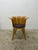 Bentwood Flower side chair with purple leather fabric seat cushion originally designed by Miro Harold (King Harold) and...