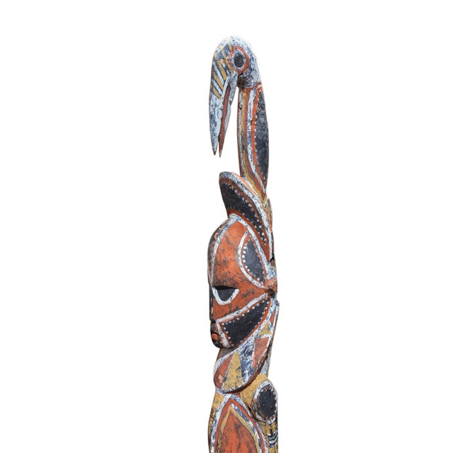 Vintage Standing Figure, Abelam People of the Sepik River-Tribes of Papau New Guinea For Sale In New York - Image 6 of 13