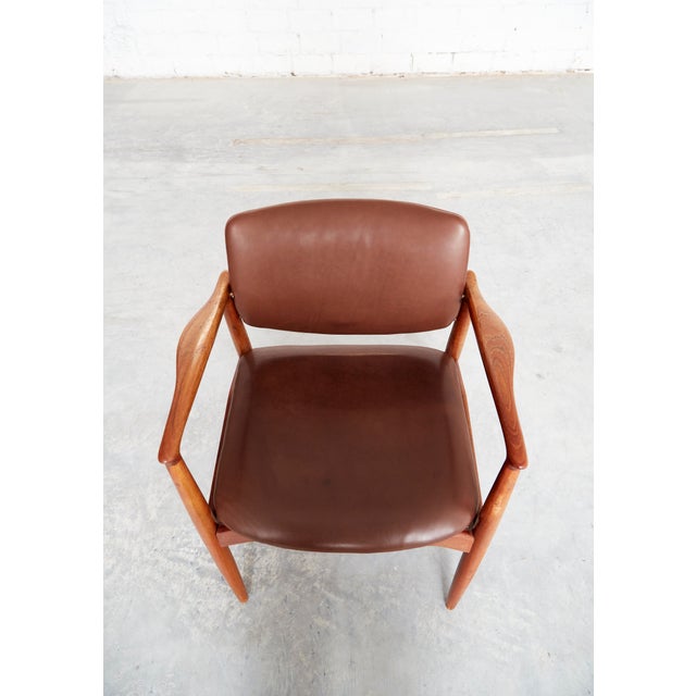 Vintage Captain's Chair in Teak by Erik Buch for Ørum Møbler, 1960s For Sale - Image 9 of 18