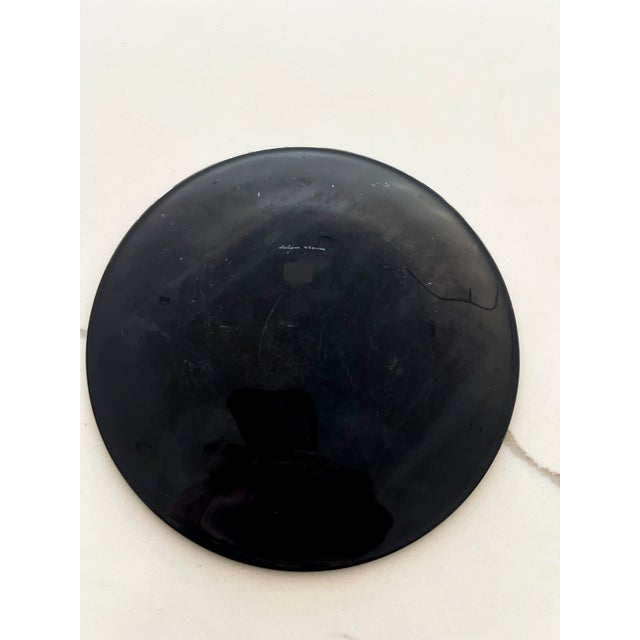 A Gorgeous LALIQUE black crystal Tree of Life - Algues - plate 1978. Packaged carefully and shipped insured