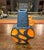 Mid-Century Modern Mid Century Orange Fat Lava "Banjo Vase" by Roth Keramik For Sale - Image 3 of 10