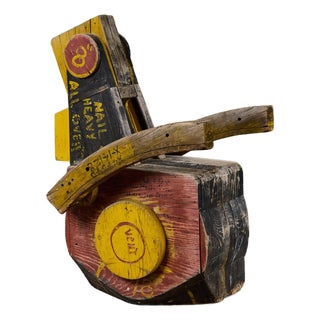 Assemblage Armchair in the Style of Robert Hudson For Sale