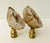 Width: 1.25 inches Height: 3.0 inches Gorgeous gold/copper/white geode lamp finials. Polished front face, natural stone...