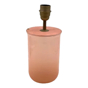 Mid-Century Modern Pink Murano Glass Table Lamp Base, Italy, 1950s