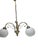 Metal Vintage Art Nouveau Chandelier, Poland, 1970s For Sale - Image 7 of 15