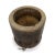Rustic 1920s Old India Wood Pestle Pot For Sale - Image 3 of 8