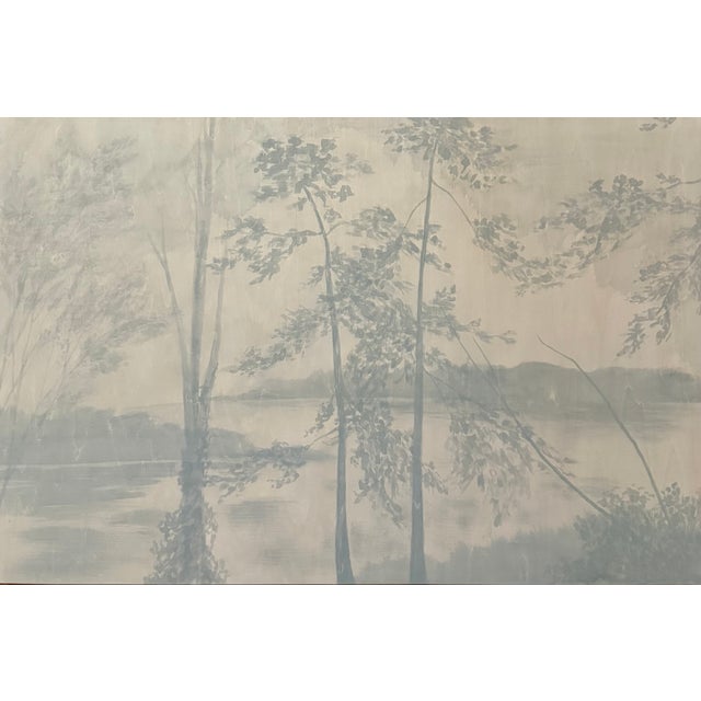 2020s Watercolor Landscape on Wood Panel by Chelsea Fly For Sale - Image 5 of 5