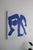This contortionist-like figure is depicted in cobalt blue. "The Blue Man" is a work that will bring a touch of originality...