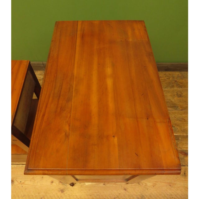 English Stencilled Chest of Drawers and Bedside Chest, 1890s, Set of 2 For Sale - Image 12 of 18