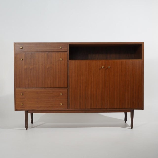 1960s Wooden Sideboard with Integrated Bar, 1960s For Sale - Image 5 of 16