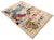 Cream 1980s Kandinsky - Accompanied Center - Inspired Hand Knotted Area - Wall Rug- 3′7″ × 5′ For Sale - Image 8 of 18