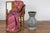 Mid-Century Modern Prem Collection Artisan Made Black & White Vase with Dripping Décor For Sale - Image 3 of 12