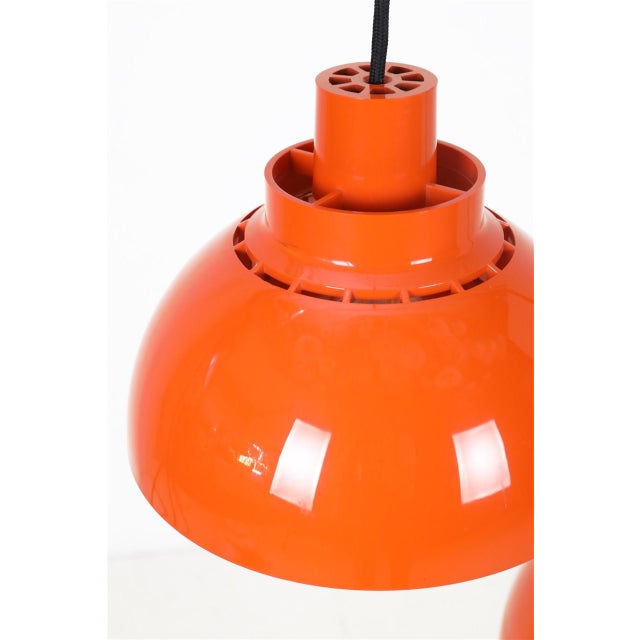 Mid-Century Modern Danish Space Age Pendant Lamps by K. Kewo for Nordisk Solar, 1970s, Set of 2 For Sale - Image 3 of 18