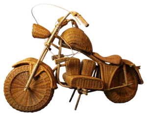 Rattan Harley Davidson Model by Tom Dixon for Habitat, 1990s