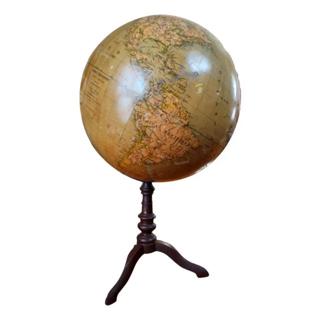 Black Globe by Guido Cora for Paravia, 1920s For Sale - Image 8 of 8