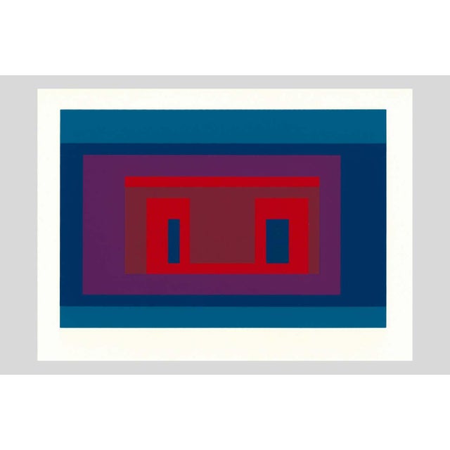 1968 Josef Albers "Variant" IX Serigraph For Sale