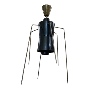 1960s Stilnovo Leggy Spider Chandelier Brass Pendant Lamp Italy