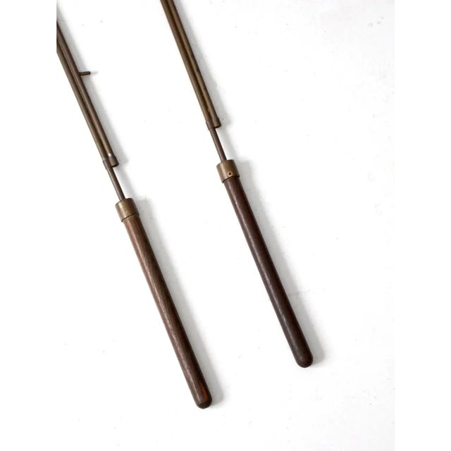 Antique Copper Candle Lighters Pair For Sale - Image 9 of 9