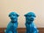 Mid 20th Century Mid-Century Chinoiserie Turquoise Glazed Porcelain Foo Dogs, Pair For Sale - Image 5 of 11