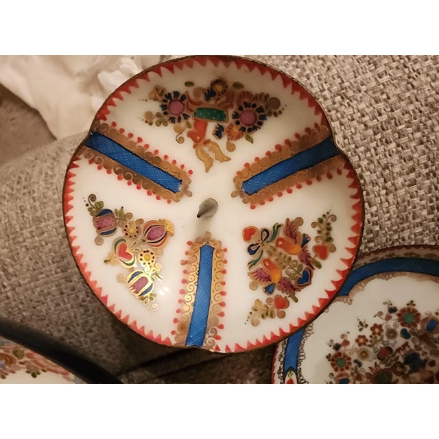 Traditional Collection of Three Austrian Enamel Items For Sale - Image 3 of 9