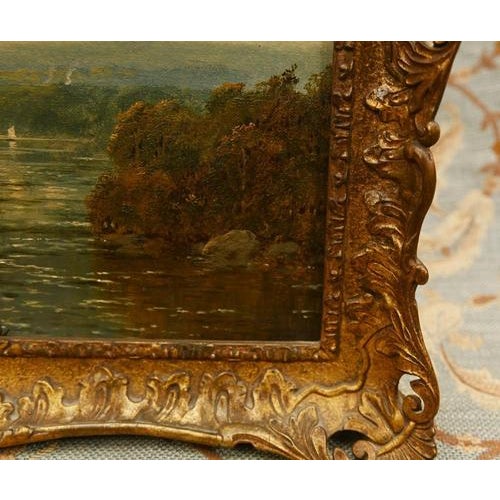 Victorian Artist, English Landscapes, 1880s, Oil Paintings, Set of 2 For Sale - Image 16 of 18