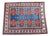 Art Deco Geometric Wool Milas Rug, Turkey, 1970s For Sale