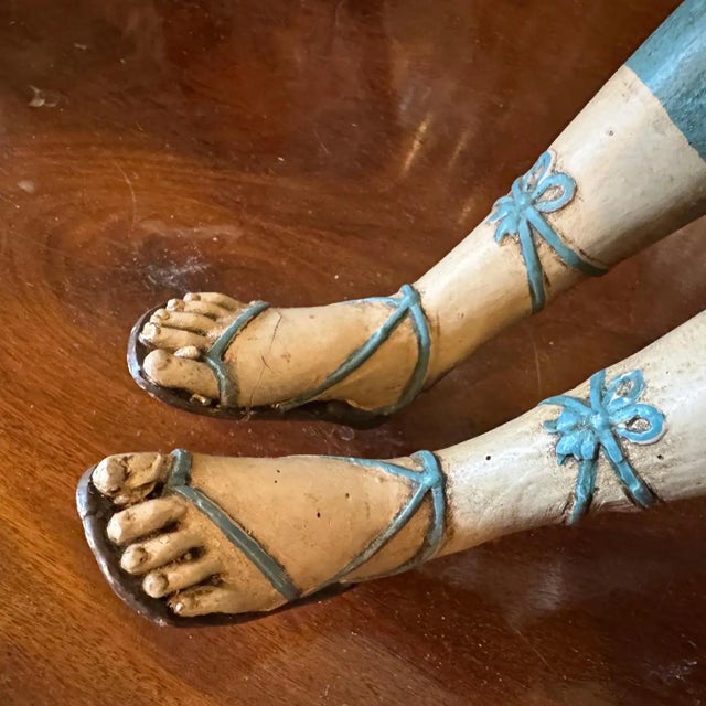 Italian 1950s Lacquered Wood Italian Articulated Mannequin For Sale - Image 3 of 13