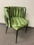 Marble Top Dining Table and Chairs in Black, Green and Gold - Set of 7 For Sale - Image 4 of 10