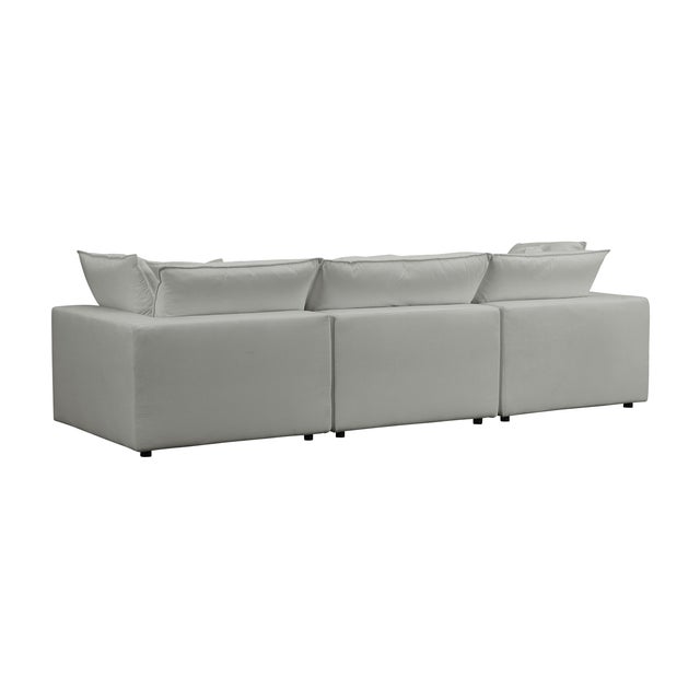 2020s Cali Slate Performance Fabric Modular Sofa For Sale - Image 5 of 6