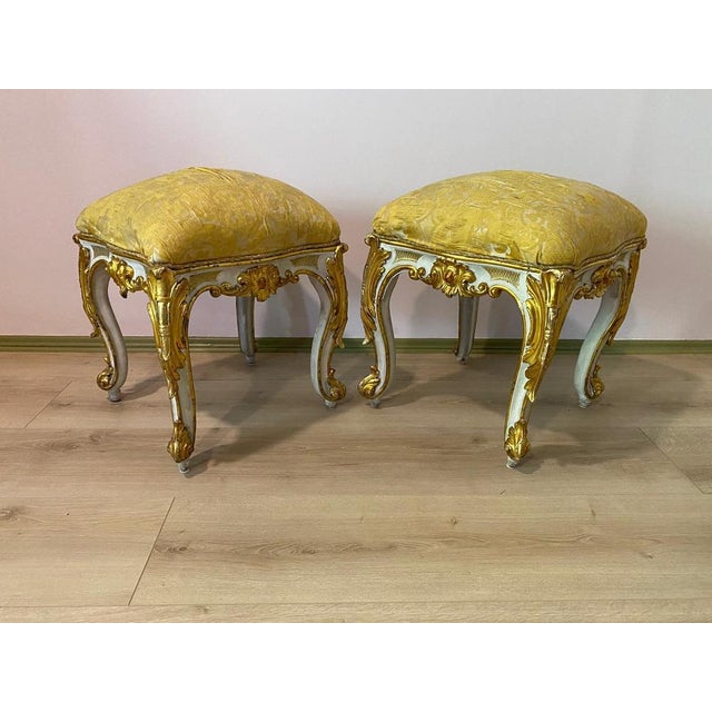 French Sofa, Armchairs and Table, Late 19th Century, Set of 4 For Sale - Image 5 of 18
