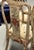 Modern Early 20th Century Set of 8 Painted Chippy Dining Chairs with Needlepoint Floral Seats For Sale - Image 3 of 18