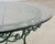 o.w. Lee American Regency Style Wrought Iron and Glass Scrolled Garden Table For Sale - Image 12 of 18