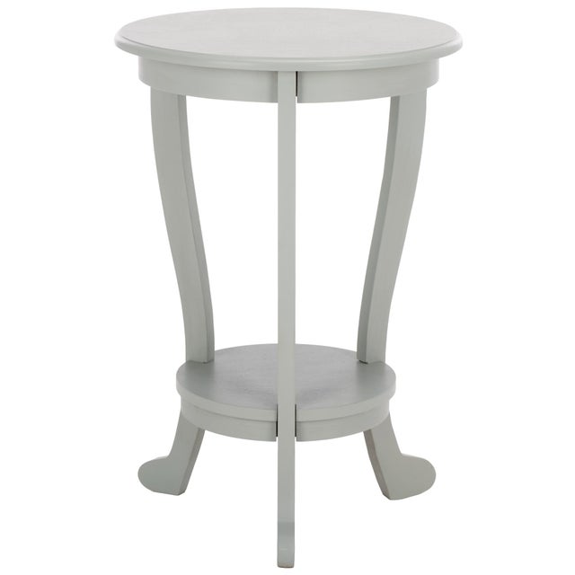 Robin's Egg Blue Mary Pedestal Table in Robins Egg Blue For Sale - Image 8 of 8